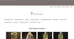 Desktop Screenshot of niasnaturals.com